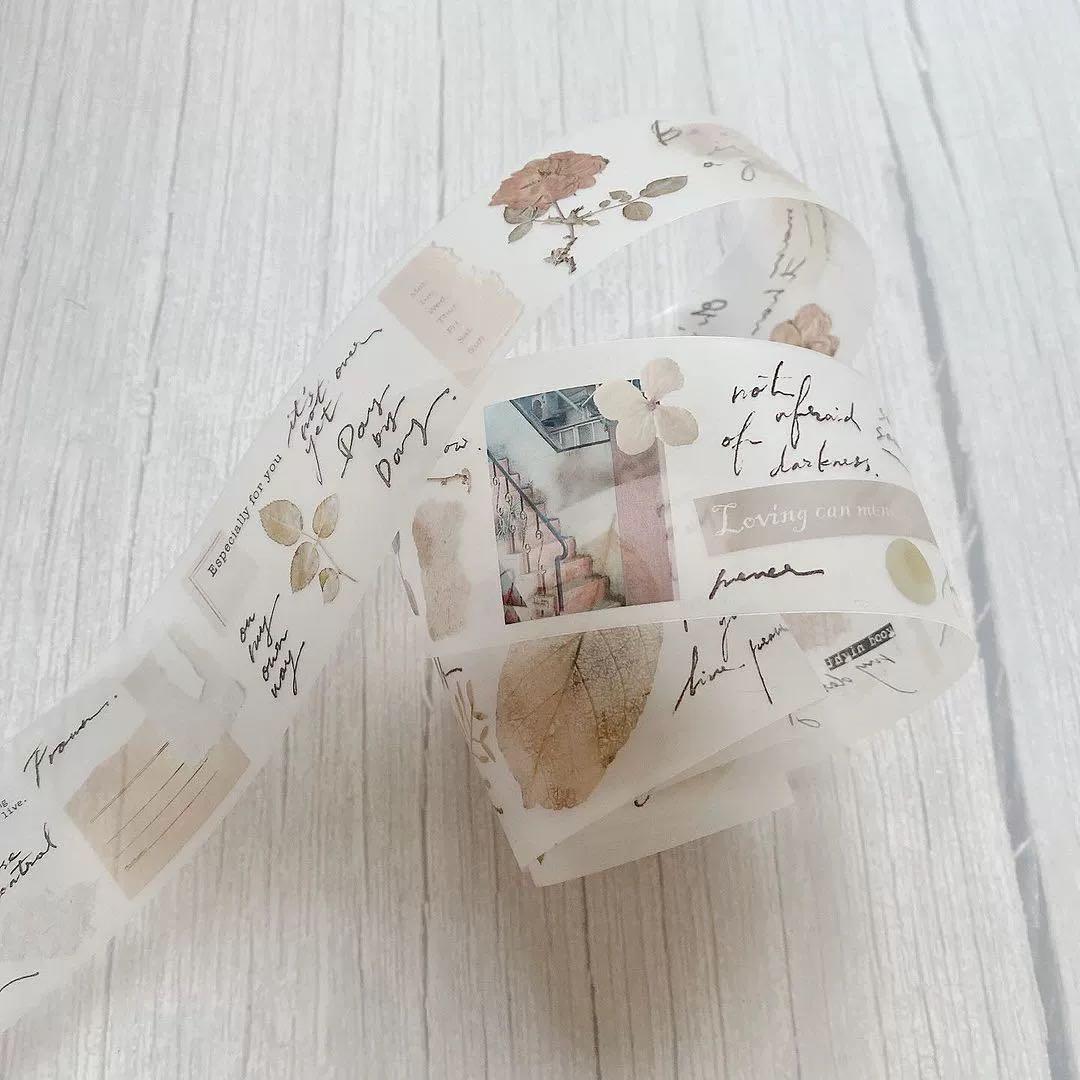 新品　Shiwu　Collage04〜07　PET霧面マスキングテープ　4本