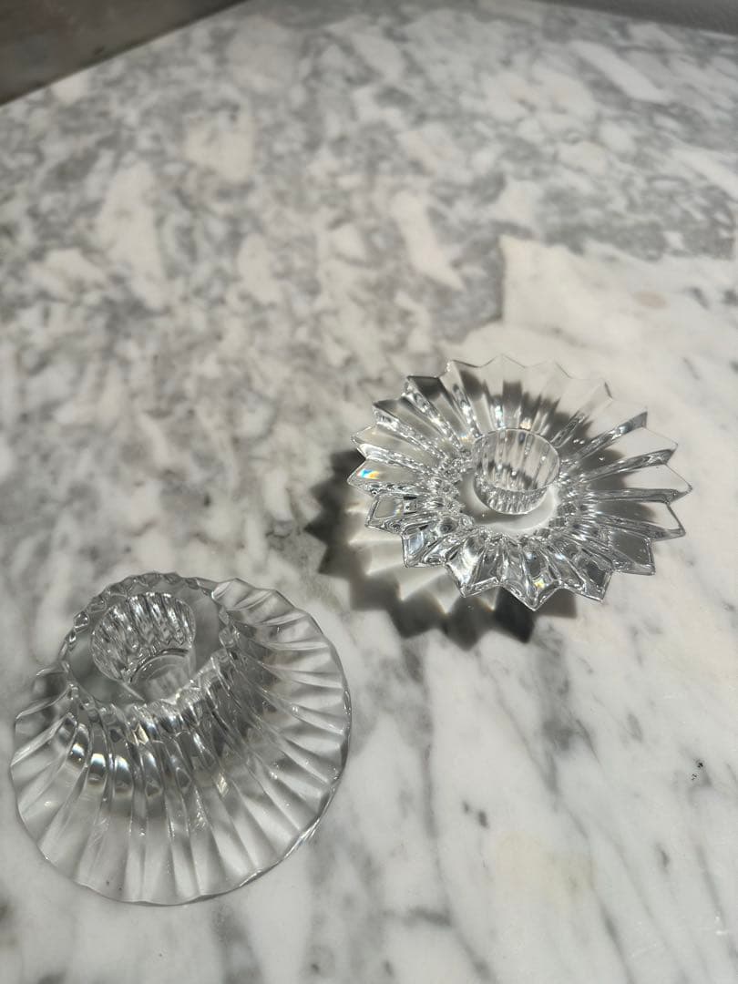 Baccarat バカラ　キャンドルホルダー　又はワインコルクスタンド　2種