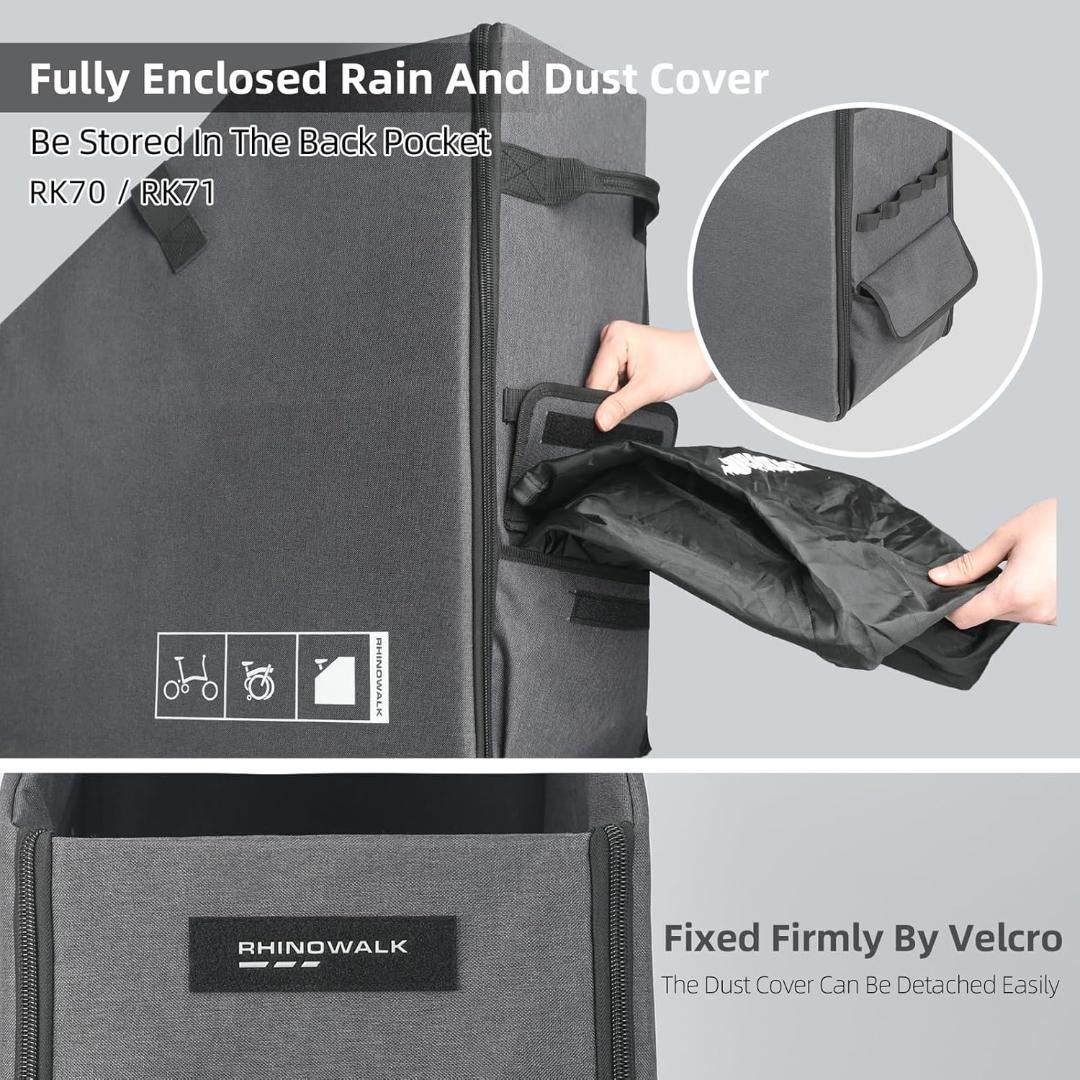 折りたたみ自転車収納ボックス ダストカバー付き 自転車収納袋 屋外折りたたみ式