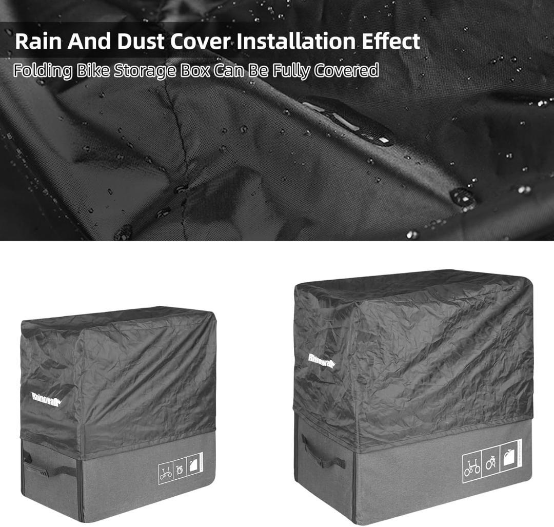 折りたたみ自転車収納ボックス ダストカバー付き 自転車収納袋 屋外折りたたみ式