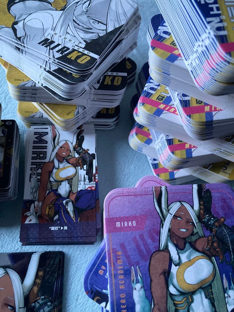 ヒロアカ ヒロアカ展 アートコースター コースター 名刺カード トランプ ミルコ