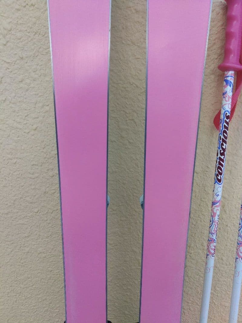 MSX Girls 　130㎝ジュニアスキー・ストックセット　子供用スキー板