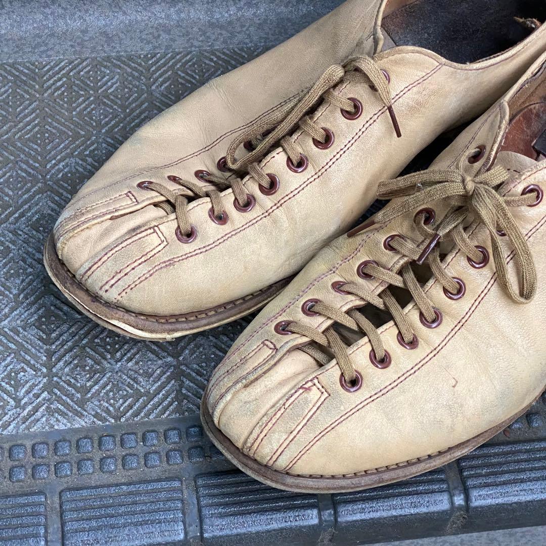 vintage HYDE 60年代頃？ ボウリングシューズ レザー 26cm相当