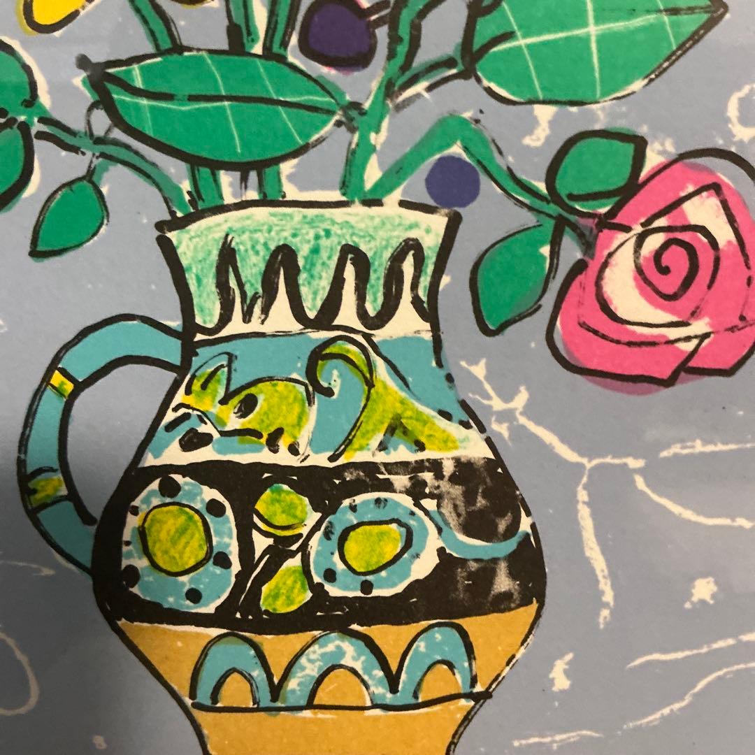 アイズピリ　リトグラフ　花