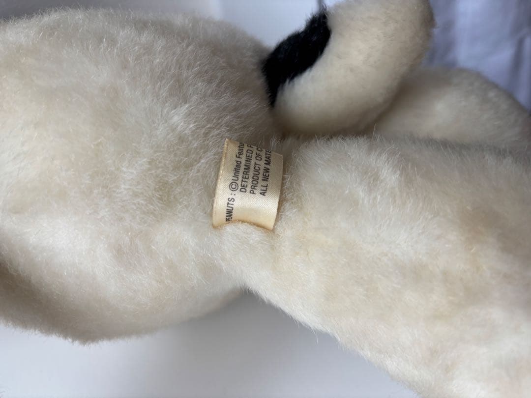 ベルちゃん　スヌーピー　ぬいぐるみ　ピーナッツ　平成レトロ　当時　レア　まつげ