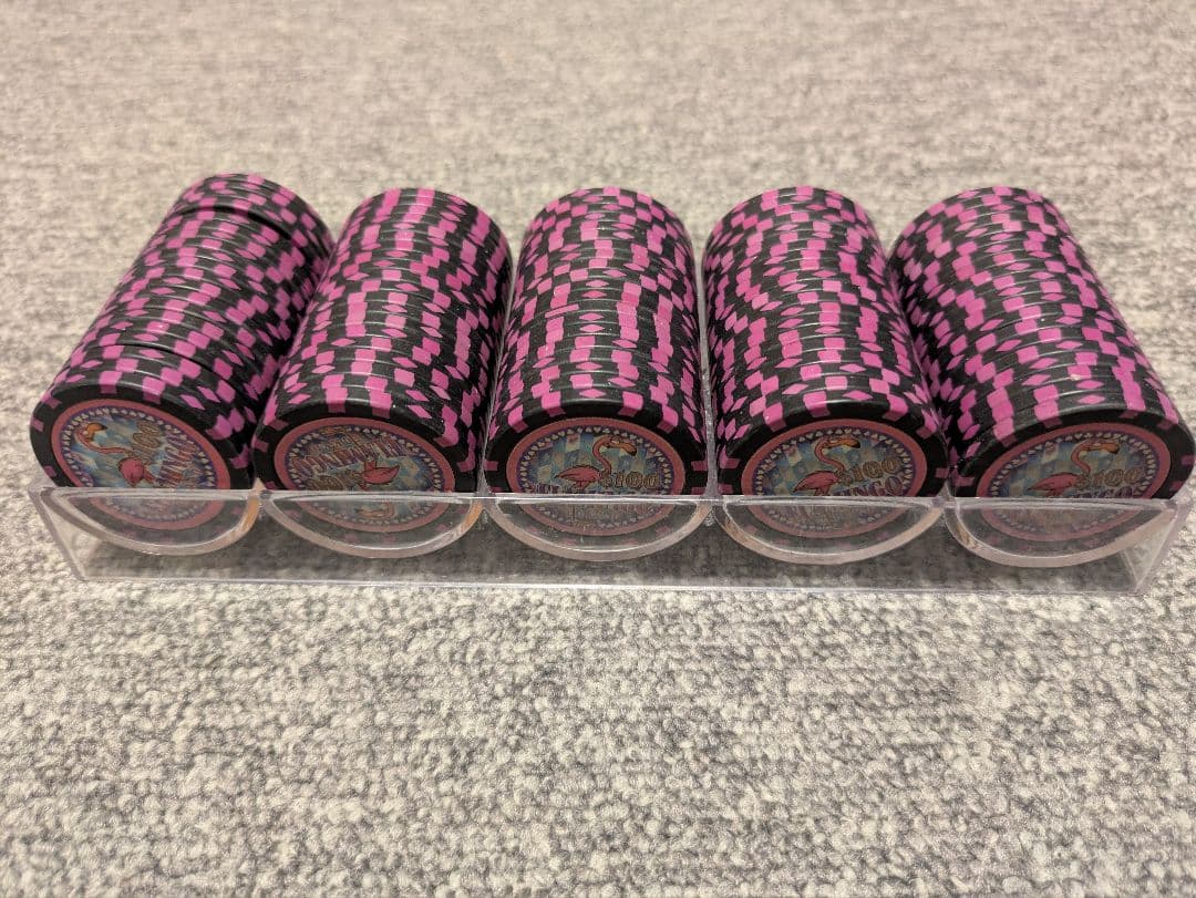 カジノチップ $100表記 100枚 ポーカー ブラックジャック カジノ