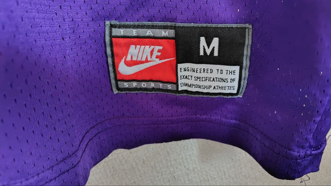 Nike アメリカンフットボール ユニフォーム 紫 7