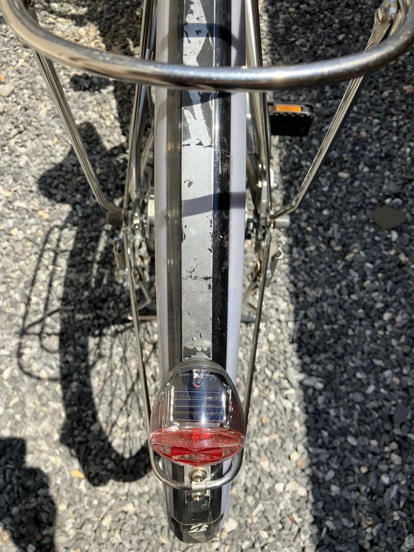 ブリヂストン　アルベルト　26インチ　シルバー　　【引き取り限定】　５段変速