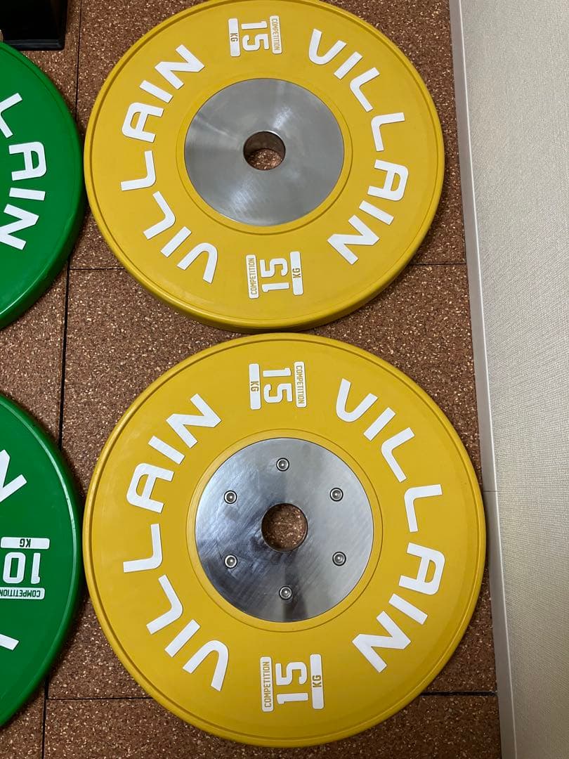 VILLAIN 10kg ウエイトプレート 15kg 10kg 各2枚セット