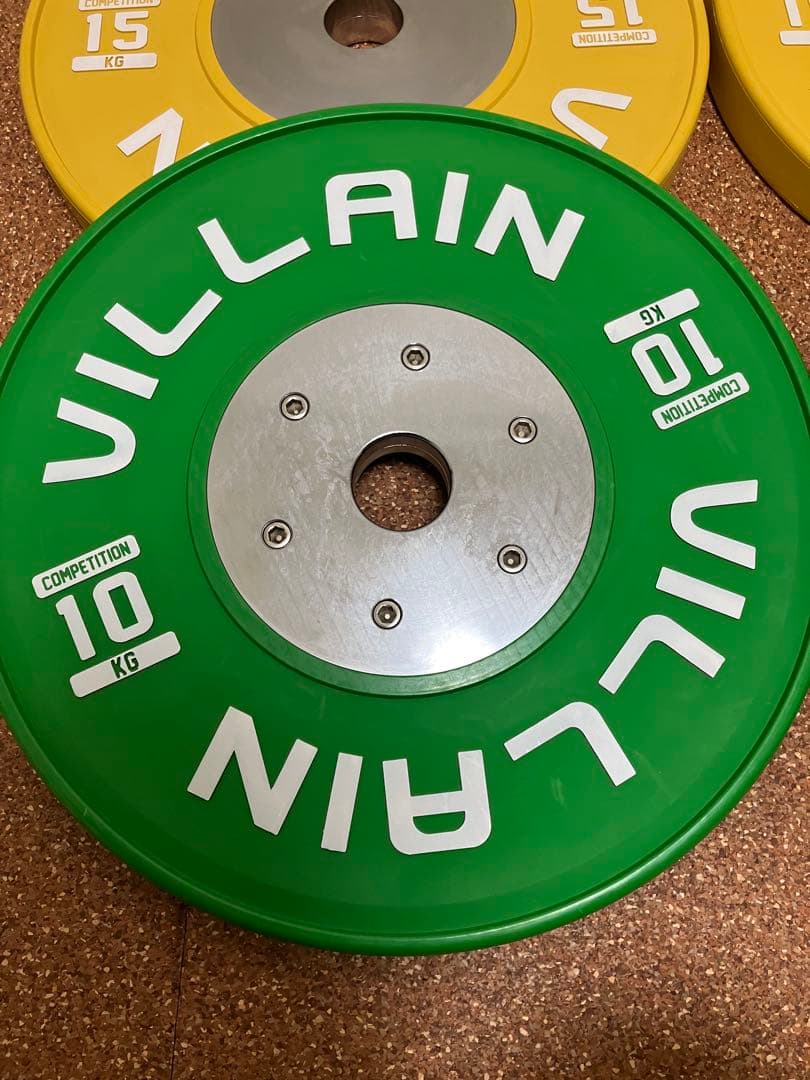 VILLAIN 10kg ウエイトプレート 15kg 10kg 各2枚セット