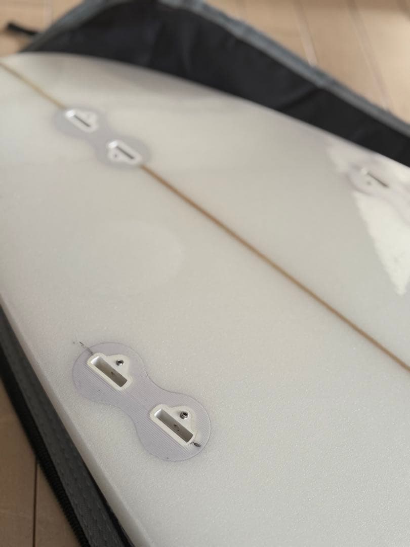 美品★ 7.4ft ミッドレングス　ハードケース　フィン付き【引き取り限定】