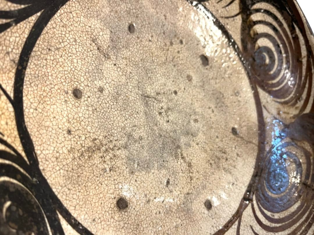 骨董 馬の目 皿 江戸時代