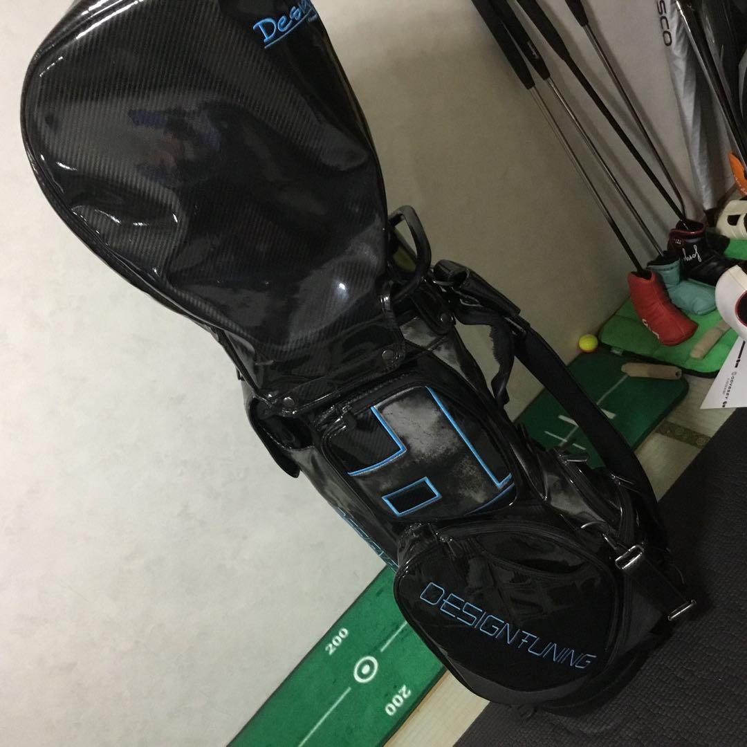 DESIGN TUNING ゴルフバッグ ブラック/ブルー