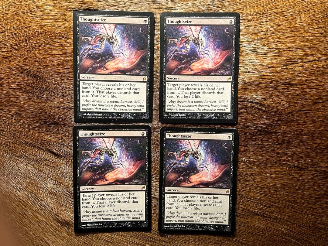 MTG 思考囲い 4枚セット 英語 初版 LRW