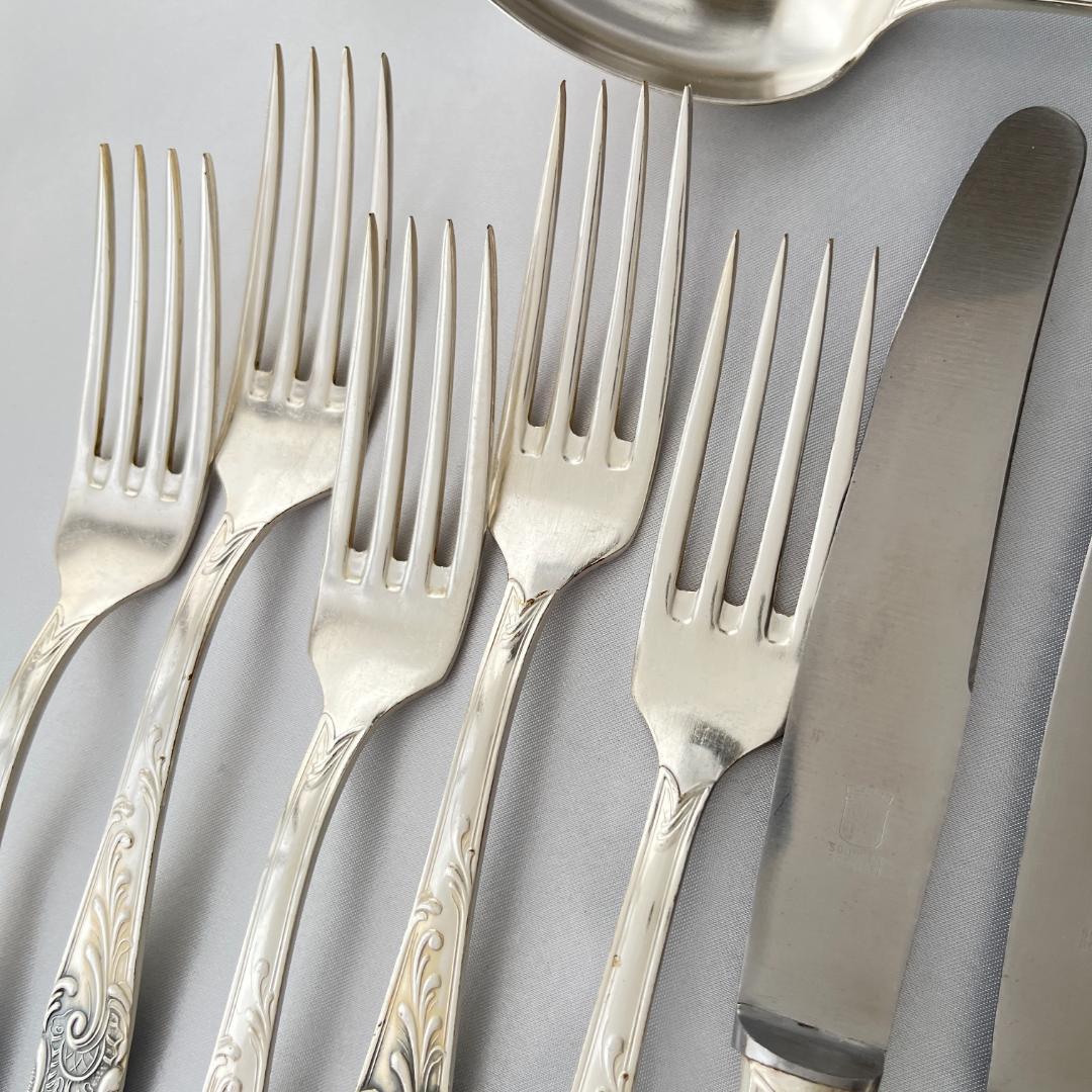 【ドイツ】ディナーセット 15本【シルバープレート】