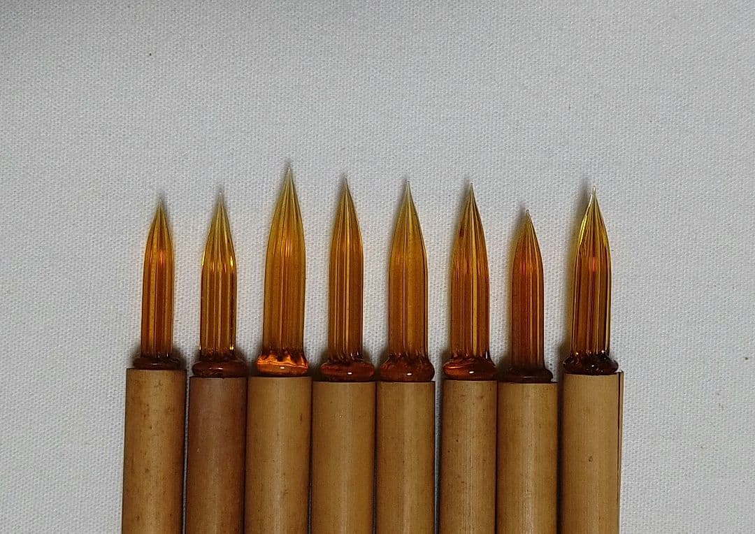 佐々木ガラスペンNo.101 極細字 8本 箱付き