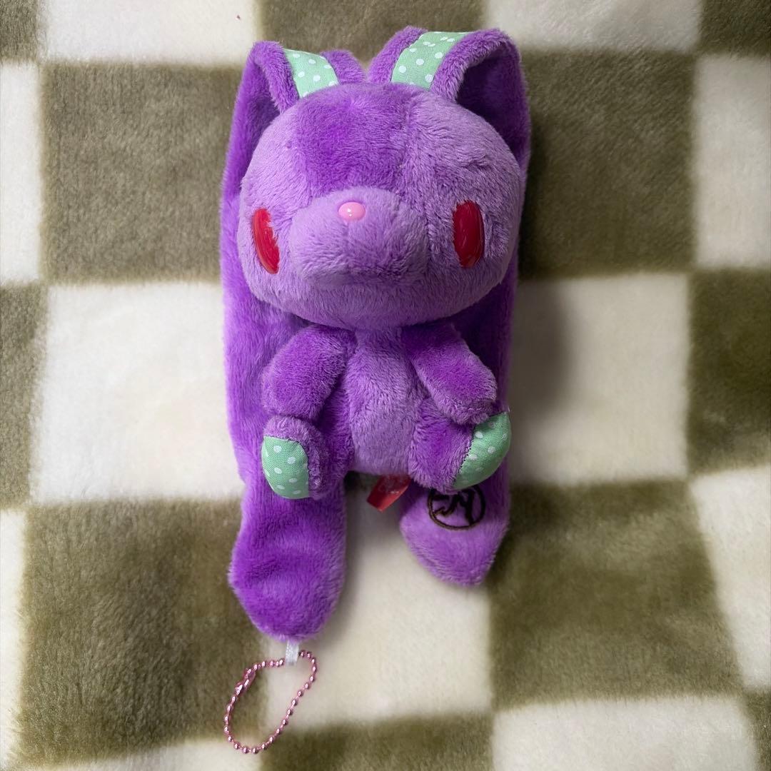 汎用うさぎ 黒チェックうさぎ 白チェックうさぎ 水色星うさぎ 紫チェックうさぎ