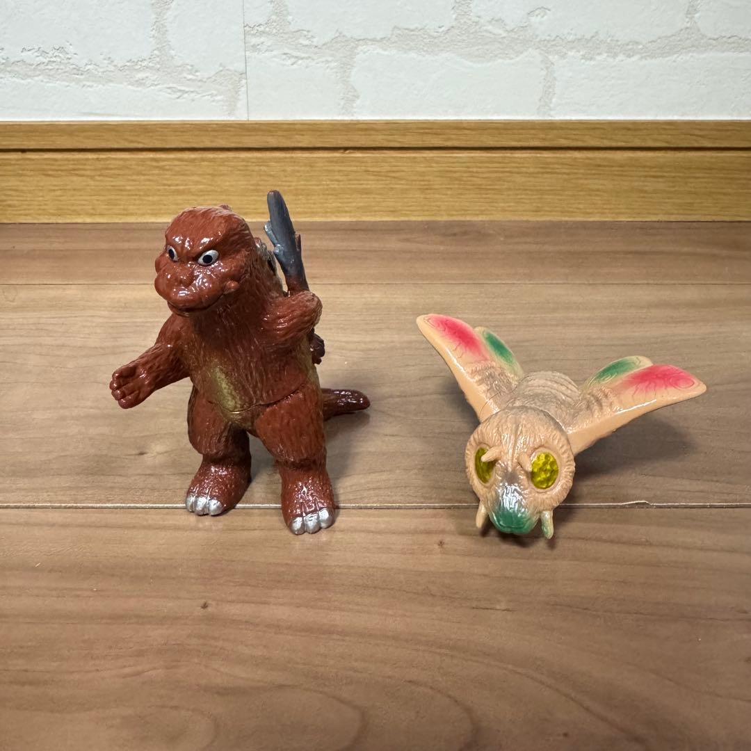 マーミット ミニソフビ ゴジラ モスラ セット