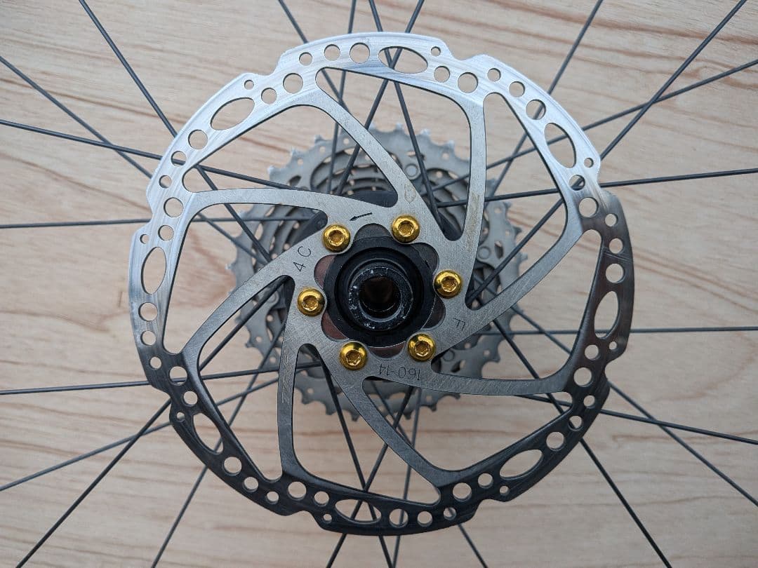ALEXRIMS CXD4　前後セット　スプロケ・タイヤ・ローター付き