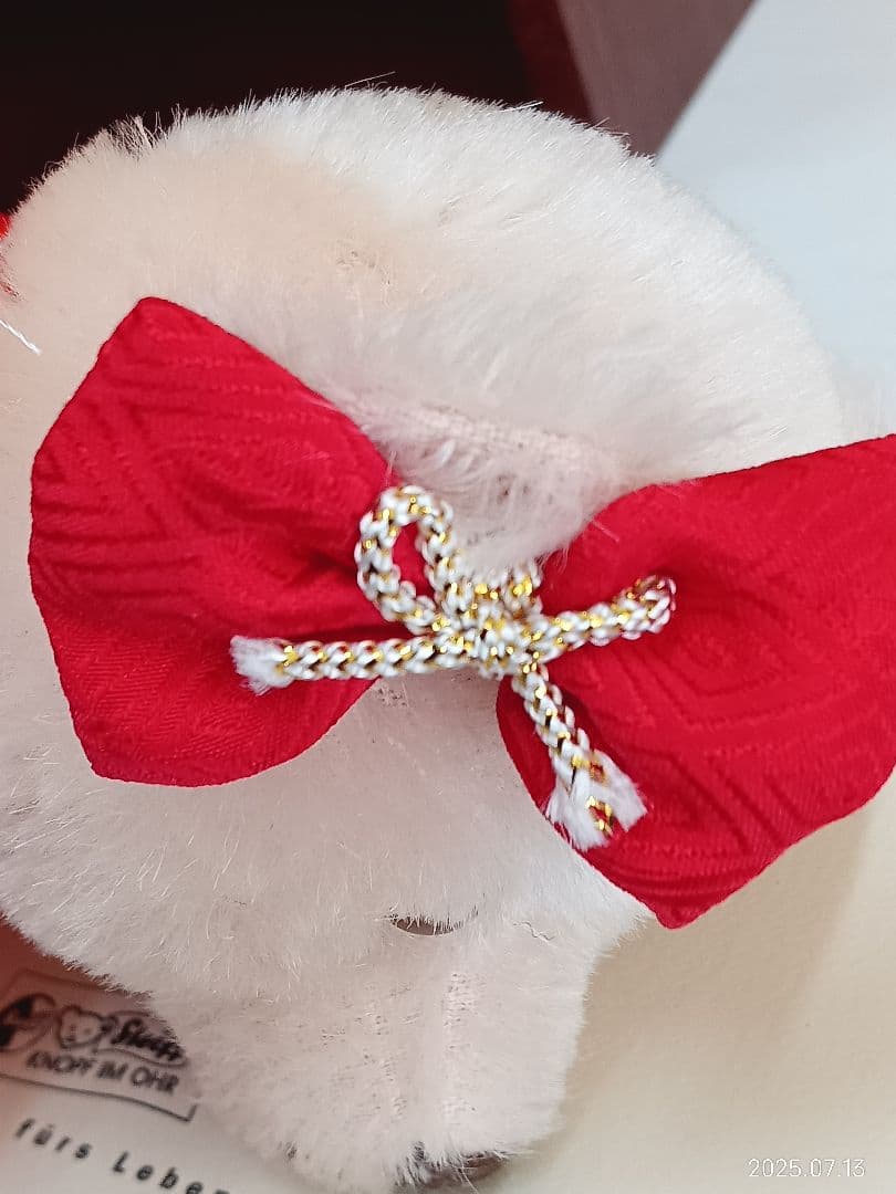 値下げsteiff シュタイフ 初姫 限定2000体 着物木箱、保証書付属品完備