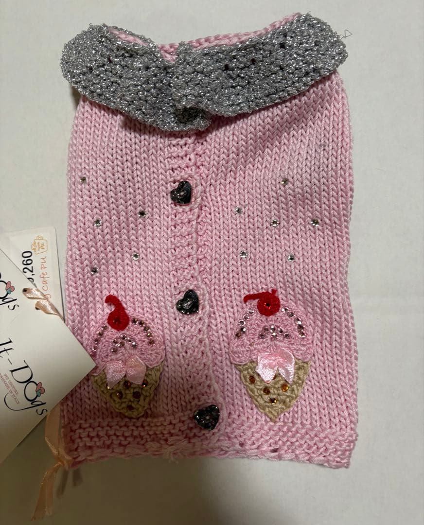 【半額以下】itdogs. アイスクリーム刺繍の犬服