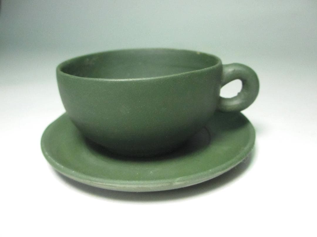 急須　宝瓶　中国宜興　紫砂壷　朱泥　民国緑「紫雲館製」計１３点　未使用　煎茶道具