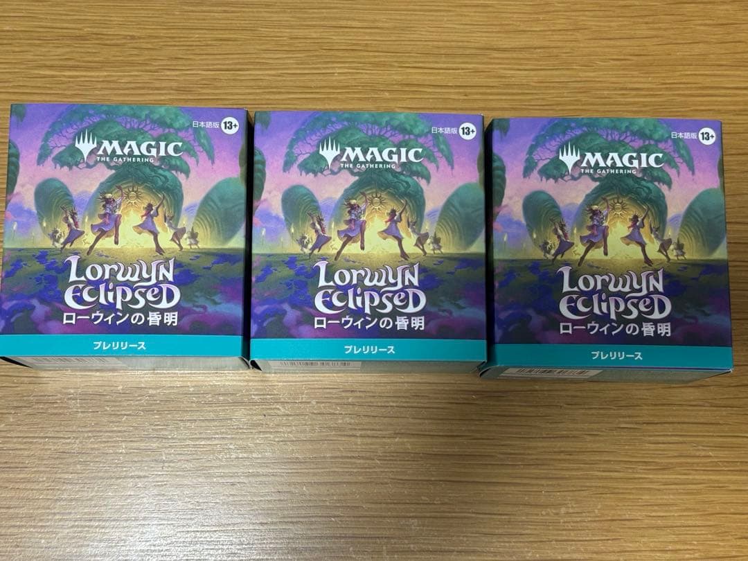 MTG 未開封　日本語版　ローウィンの昏明　プレリリース　3Box