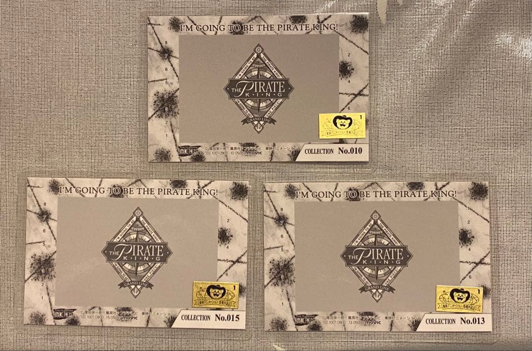 ONEPIECE ルフィ ゾロ ウソップ シャンクスラミネートカード