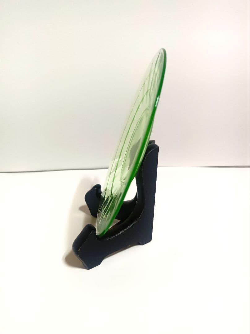 【希少】【美品】ウランガラス　アンカーホッキング　ディプレッションガラス