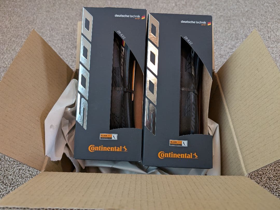 新品未使用 コンチネンタル GP5000 28c クリンチャー 2本セット