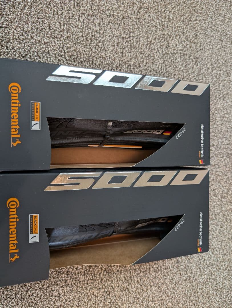 新品未使用 コンチネンタル GP5000 28c クリンチャー 2本セット