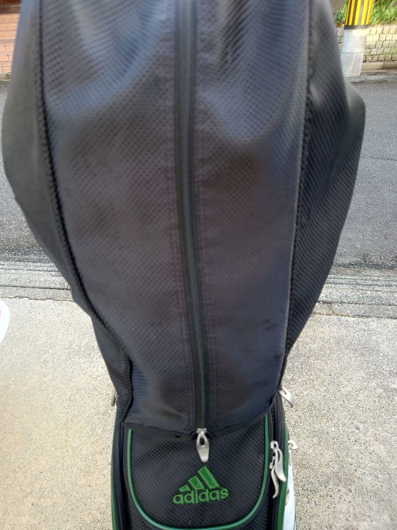 adidas キャディバッグ 黒・緑