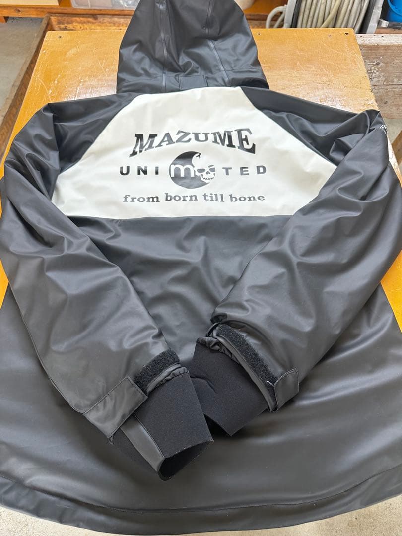 マズメ　レインウェア　ラフウォーター　ブラック　サイズS