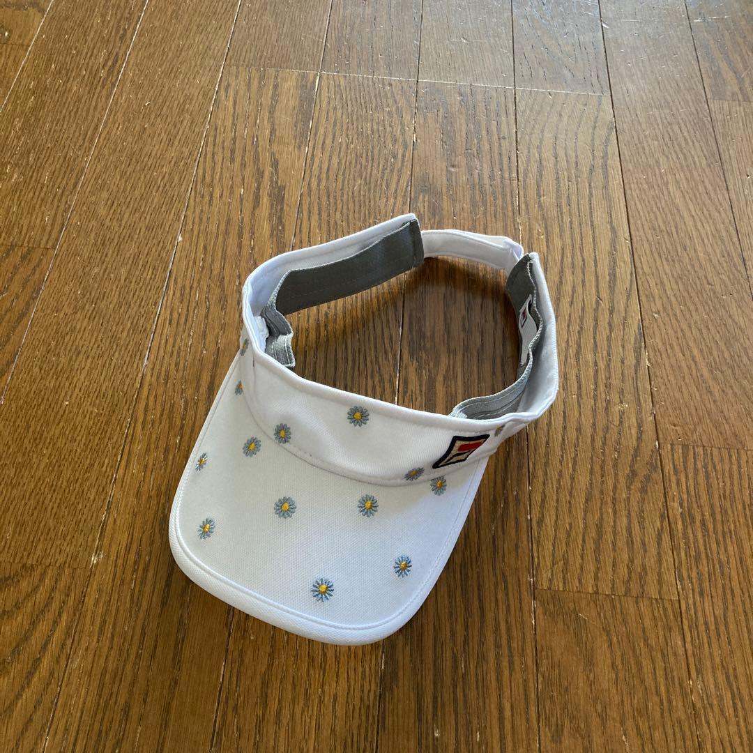 フィラテニスシャツ＆スコート＆サンバイザー