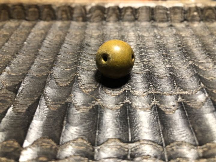 アンティーク　チベタンターコイズ　数珠珠　ボサ玉