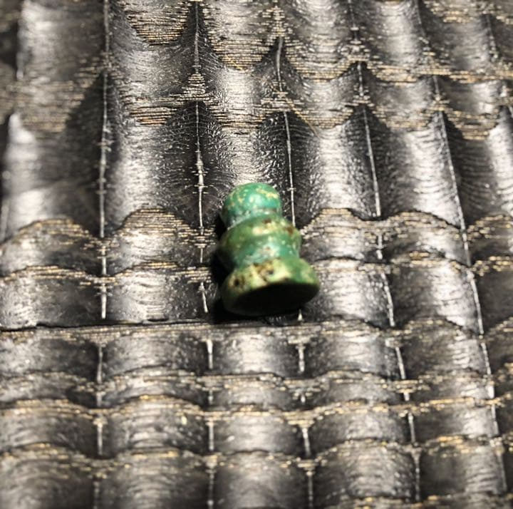 アンティーク　チベタンターコイズ　数珠珠　ボサ玉