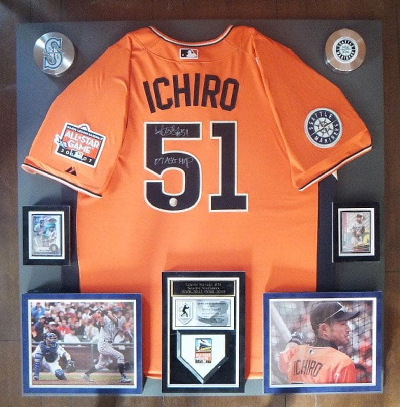 イチロー直筆サイン入り 2007年MLB ALL-STAR JERSEY MVP