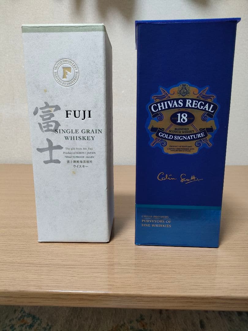 kennです。富士 シングルグレインウイスキー & シーバスリーガル18年