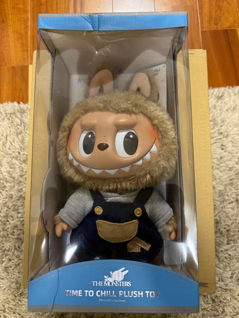 ぬいぐるみ labubu time to chill plush toy