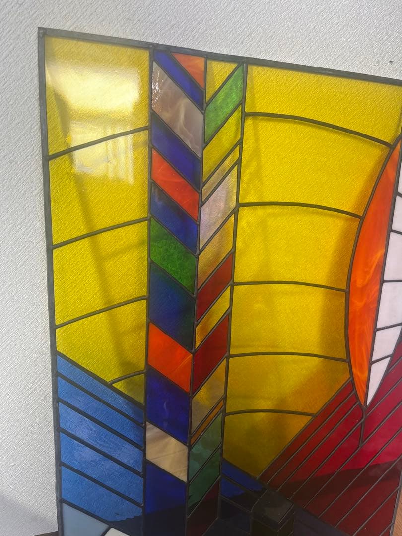 35 ステンドグラス レトロ ステンドガラス 店舗 オブジェ ディスプレイ