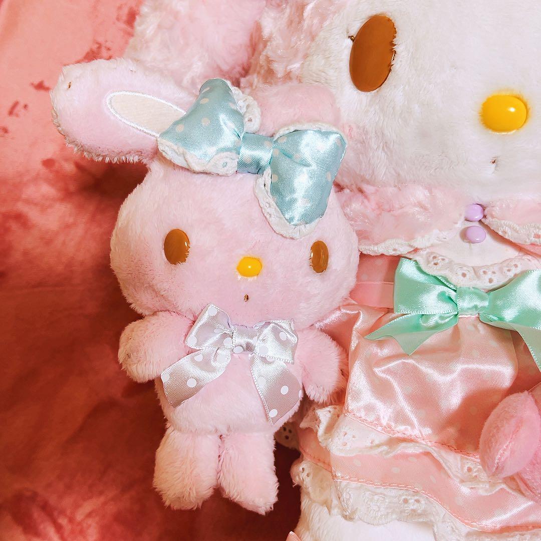 希少レア　マイメロディ　ぬいぐるみ　おめかしシリーズ　2014 レース　サンリオ