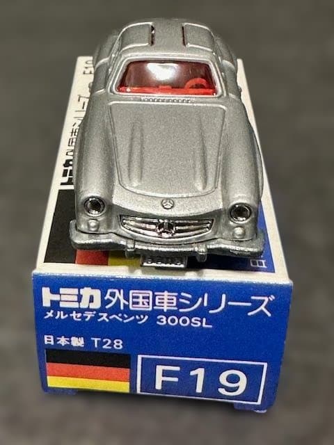 【絶版希少・トミカ 青箱】F19　メルセデス・ベンツ 300SL 日本製