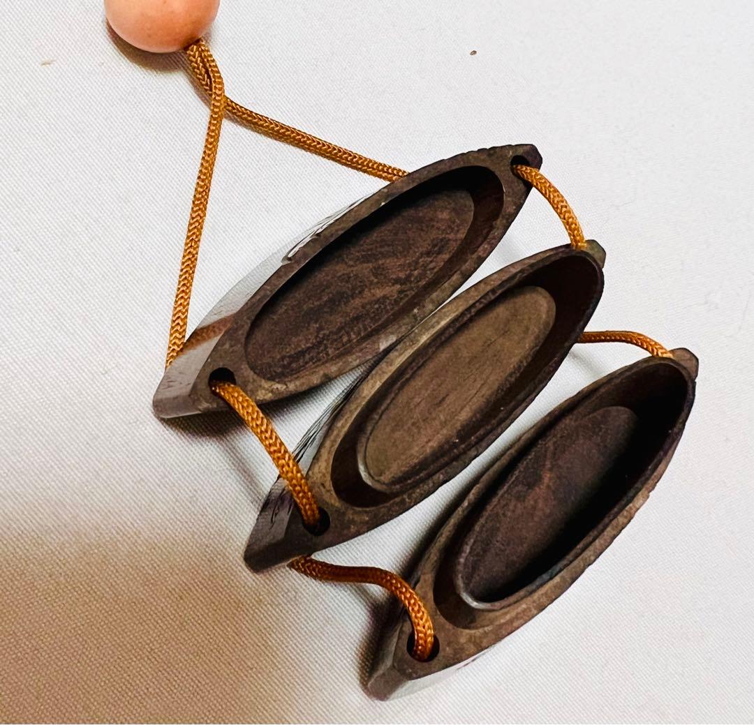 英一蝶画 如泉刻 唐獅子刻 印籠 木製