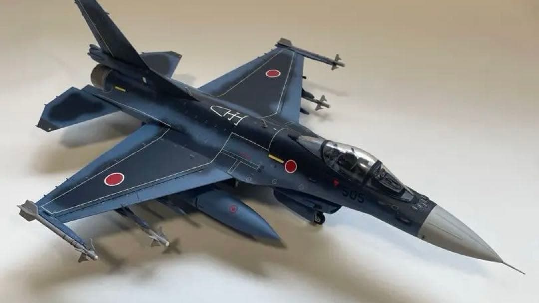 【プラモデル完成品】1/48航空自衛隊F-2A戦闘機