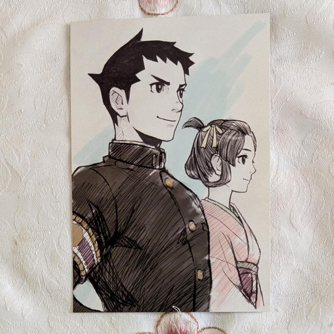 ポストカード 6枚セット プライベートトランク 大逆転裁判 イーカプコン限定版