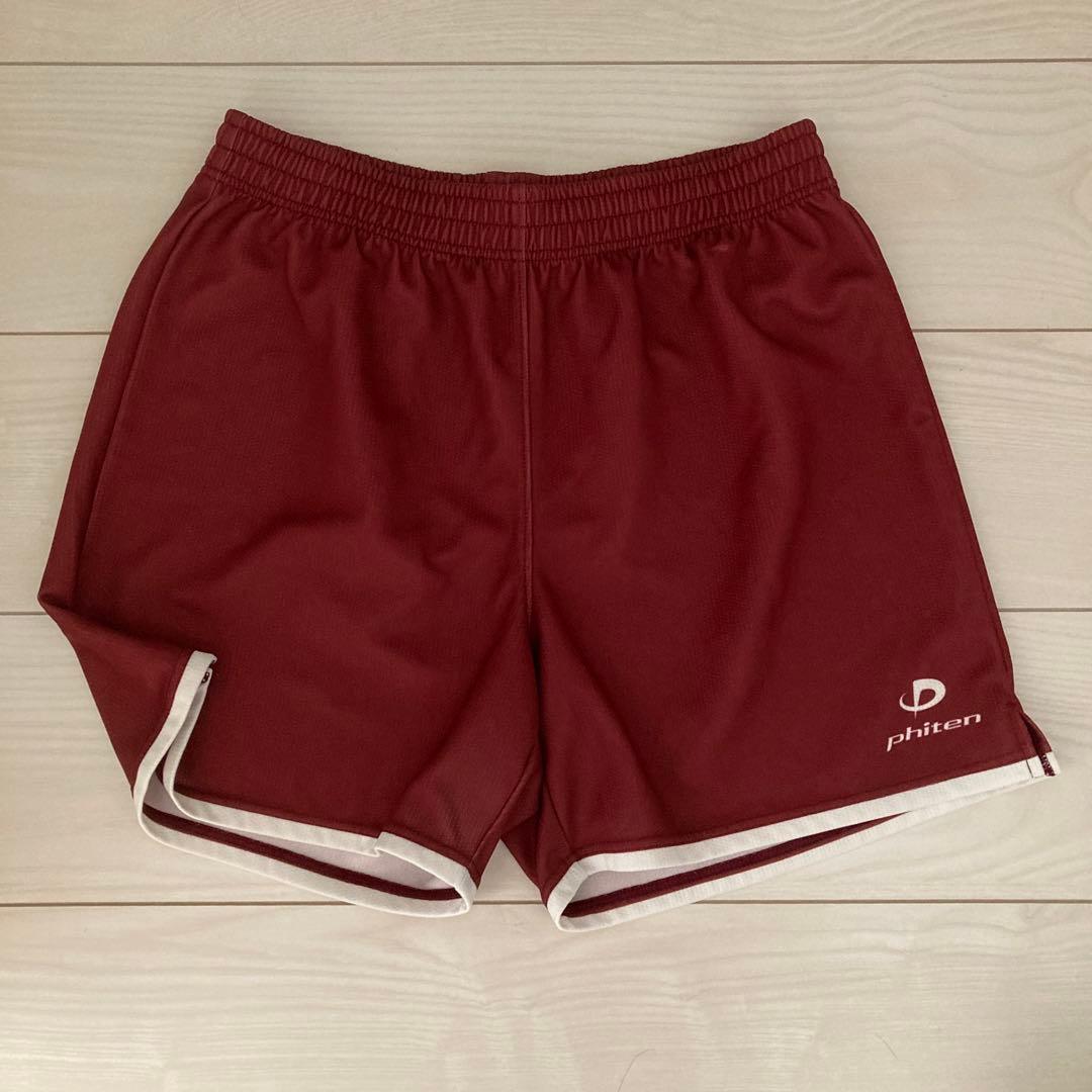 phiten エンジ　ゲームパンツ Lサイズ