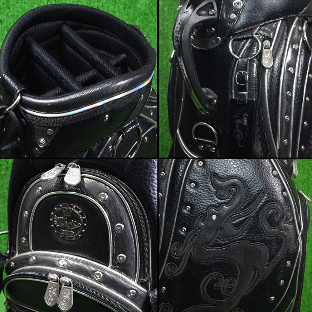 DANCE WITH DRAGON/ダンスウィズドラゴン キャディバッグ 美品！