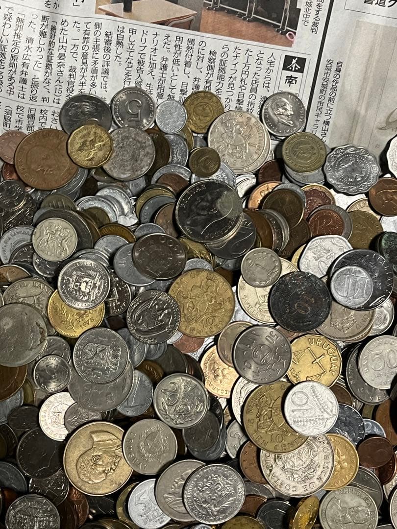 も*く様 5.2kg 外国 まとめて素材用 硬貨 古銭 貨幣 大量