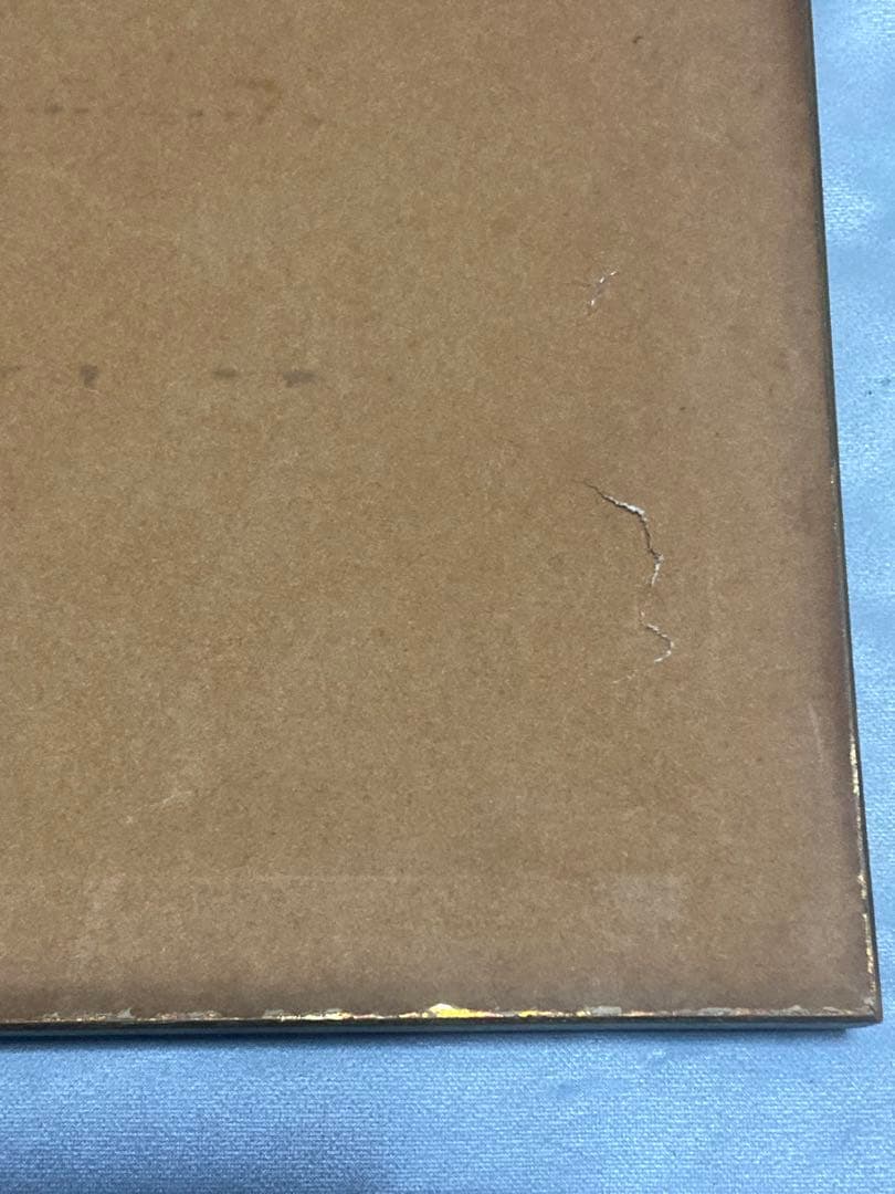 ジャンク品 刻印あり イタリア製 壁掛け 額装アート 詳細不明