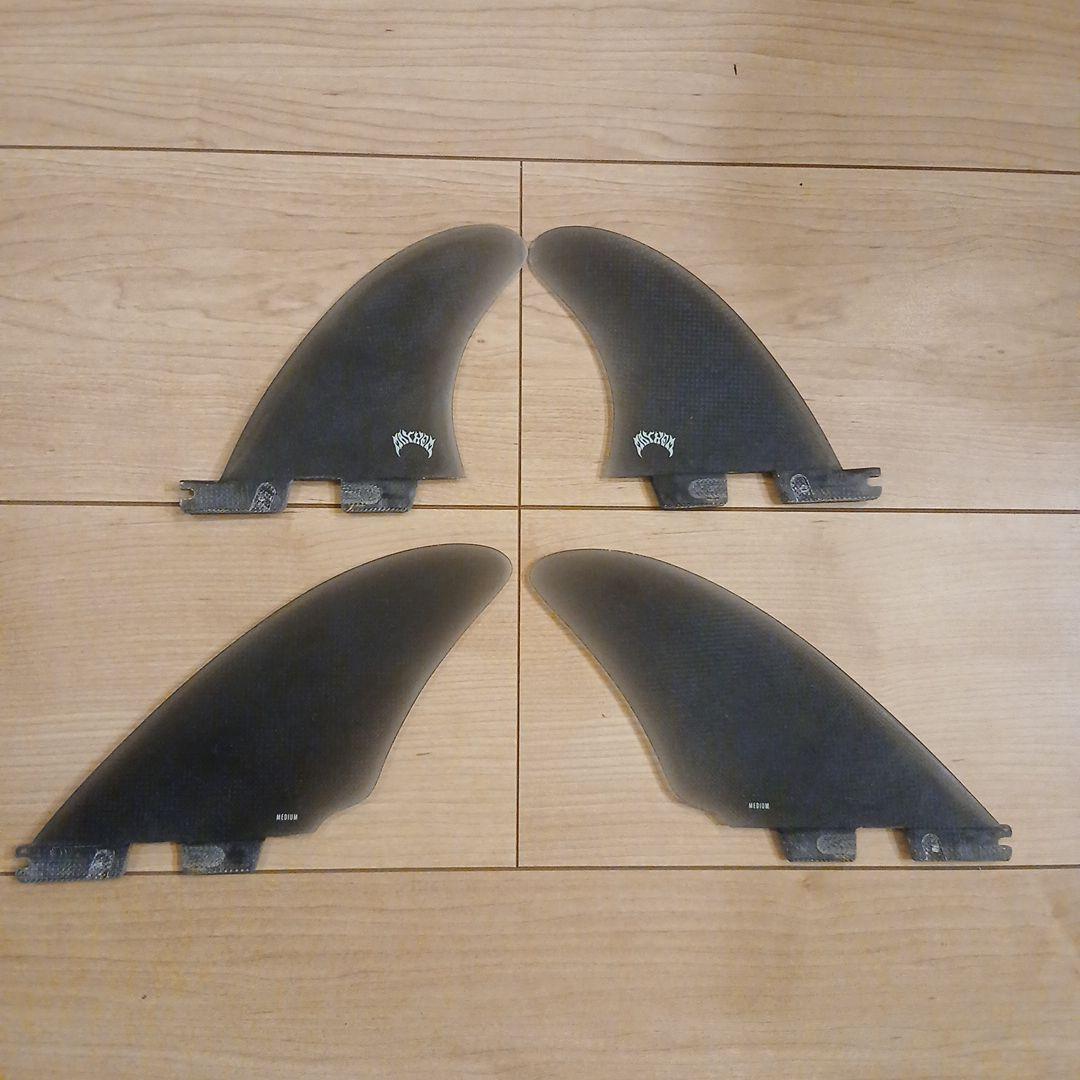 美品 FCS2 メイヘム スプリットキール クアッドフィン